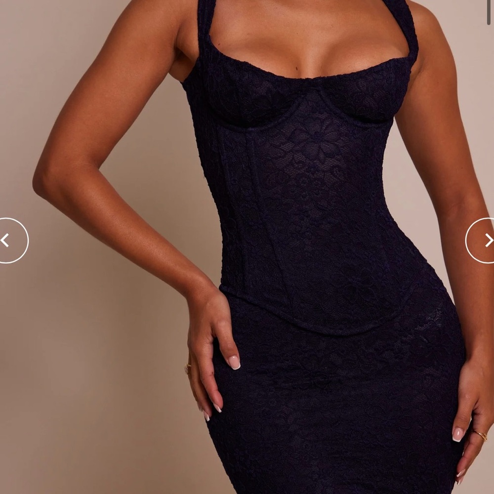Mars The Label - The Cinched Lace Corset Maxi Set